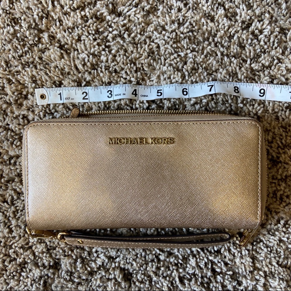 Michael Kors Gold Wallet